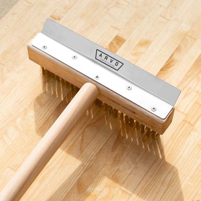 Harrier ARVO Pizza Oven Brush - Heavy Duty Wire Bristled Cleaning Brush