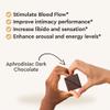 Tabs Dark Chocolate Squares (2 Boxes) - 60% Cocoa with Epimedium and Maca Root - Vegetarian and Gluten-Free view 4