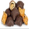 Dark Chocolate Covered Peanut Butter Pretzels by Its Delish, 1.8 LBS Jumbo Container Bulk | Gourmet Chocolate Coated Pretzel Nuggets Filled with PeanutButter Bites | Awesome Candy Snack, Vegan, Kosher view 2