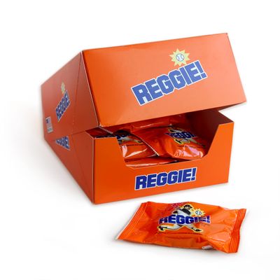 Cuban Lunch The REGGIE! Bar - Milk Chocolate Covered Caramel and Peanuts (24-Pack) Reggie Bars 1.8oz Per Made in USA Endorsed by Baseball Legend Jackson