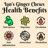 IAN's Crystallized Ginger Pieces (12oz) - Candied Ginger Chews for Nausea, Snacking & Baking - Healthy Snacks view 3