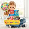 GET WELL GIFT basket, package for kids Unisex, child boy or girl Care package, Feel better soon for home or hospital after surgery w/Balloon, candy & snacks & greeting card view 3