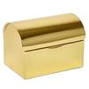 200ea - 4 X 2-3/4 X 3 Gold Foil Chest Box view 1