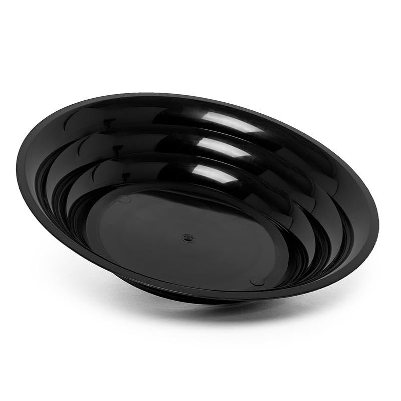 25ea - 12" Black Lo Pro Bowl | Diameter - 12''