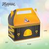 Hammont Construction Birthday Party Favor Boxes  10 Pack - Construction Party Supplies & Dcor - Themed Gable Boxes, Cookie Box for Gift Giving, Party Favors, Birthday, Goodie Bag (6.25"x3.75"x3.5") view 2