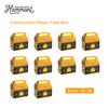 Hammont Construction Birthday Party Favor Boxes  10 Pack - Construction Party Supplies & Dcor - Themed Gable Boxes, Cookie Box for Gift Giving, Party Favors, Birthday, Goodie Bag (6.25"x3.75"x3.5") view 3