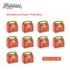 Hammont Berry First Birthday Strawberry Favors - 10 Pack Easy Assemble Treat Box Party Decorations Cookie for Gift Giving, Baby Girl Shower Favor 6.25x3.75x3.5 Inches view 3