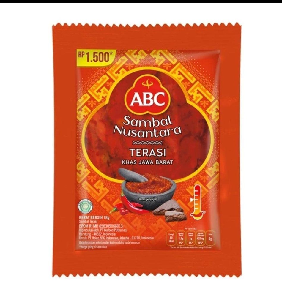 ABC Sambal Nusantara (Traditional Chili Sauce) 10 Sachet (10 x 18g) - (Pack of 6)