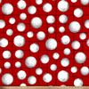 Volleyball Red Anti-Pill Premium Fleece Fabric By The Yard view 1