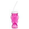 Fun Express 6 Pieces Butterfly Plastic Cups with Lids & Straws, Holds 14 oz, BPA Free Plastic, Party Supplies, Clear view 1