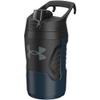 Under Armour 32 oz Insulated Water Bottles - Sports Water Jug with Fence Hook, Leak Resistant for Baseball, Football & More, 32 oz Insulated, Academy/Black view 1