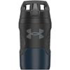 Under Armour 32 oz Insulated Water Bottles - Sports Water Jug with Fence Hook, Leak Resistant for Baseball, Football & More, 32 oz Insulated, Academy/Black view 2
