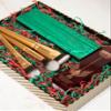 MagicWater Supply - 2 oz - Green & Red - Soft & Thin Crinkle Cut Paper Shred Filler great for Gift Wrapping, Basket Filling, Birthdays, Weddings, Anniversaries, Valentines Day, and other occasions view 2