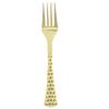 EcoQuality Gold Hammered Disposable Plastic Fork - Heavy Weight Plastic Gold Cutlery, Disposable Utensils, Silverware Great for Wedding, Birthday, Event Planning, Baby Shower, Anniversaries (20 PACK) view 1