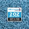 MagicWater Supply - 2 oz - Baby Blue - Soft & Thin Crinkle Cut Paper Shred Filler great for Gift Wrapping, Basket Filling, Birthdays, Weddings, Anniversaries, Valentines Day, and other occasions view 1