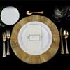 EcoQuality Gold Hammered Disposable Plastic Table Spoon - Heavy Weight Plastic Gold Cutlery, Disposable Utensils, Silverware for Wedding, Birthday, Event Planner, Baby Shower, Anniversaries (20 PACK) view 2