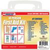 10 Person OSHA/ANSI 2009 Compliant Poly First Aid Kit, 118 Pieces, Wall Mountable, White view 1