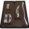 NCCYOOT Gua sha Tool Stainless Steel gua sha-Set 4pcs -iastm Tool Gussha Massage Tool Muscle Scraping Tool for Soft Tissue Therapy and Reduce Arms,Back, Legs, Shoulder Muscle Pain(HH1) view 1