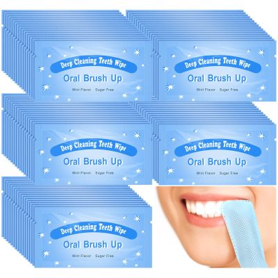 300 Pcs Disposable Finger Brush Teeth Wipes Bulk Finger Toothbrush Textured Surface Deep Teeth Cleaning Finger Wipes Oral Wipes for Adults Teeth Mouth and Dental, Individual Package