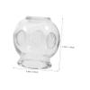 Ciieeo Clear Glasses Hand Tools 6 Pcs Glass Cupping Set Vacuum Cupping Glass Jars for Reduction Ventosas para Masaje Muscular Hand Tools view 2