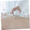 Ciieeo Clear Glasses Hand Tools 6 Pcs Glass Cupping Set Vacuum Cupping Glass Jars for Reduction Ventosas para Masaje Muscular Hand Tools view 3