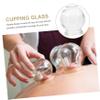 Ciieeo Clear Glasses Hand Tools 6 Pcs Glass Cupping Set Vacuum Cupping Glass Jars for Reduction Ventosas para Masaje Muscular Hand Tools view 4