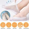 Qauxbul 5 Pairs Sock Align Toe Socks for Bunion, Orthopedic Compression Toe Sock Women, No Show Low Cut Five Finger Socks (Toe Socks-A) view 2