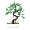 HXSCOO Faux Bonsai No-Watering Lightweight Decorative Beautiful Faux Flower Bonsai Fake Bonsai Faux Bonsai (Color : White) view 1