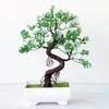 HXSCOO Faux Bonsai No-Watering Lightweight Decorative Beautiful Faux Flower Bonsai Fake Bonsai Faux Bonsai (Color : White) view 4