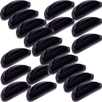 Beavorty 10pairs Soft Glasses Nose Pads Non- Eyewear Support for Comfortable Fit Nose Grips for Eyeglasses and Sunglasses