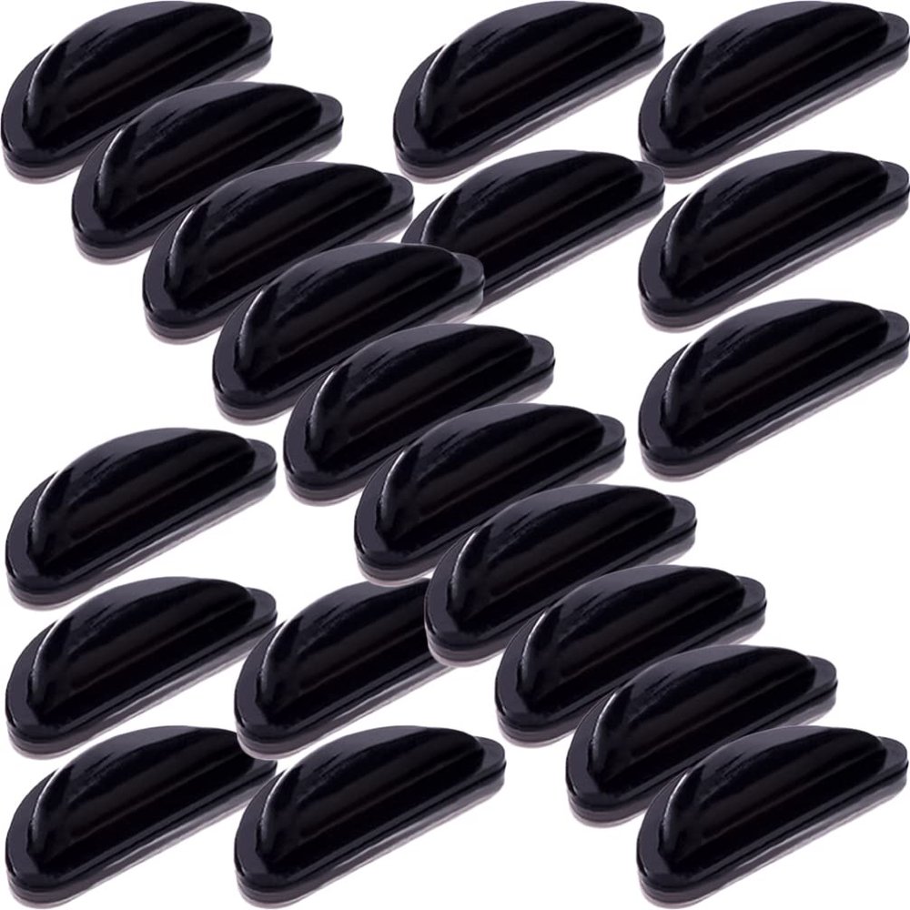 Beavorty 10pairs Soft Glasses Nose Pads Non- Eyewear Support for Comfortable Fit Nose Grips for Eyeglasses and Sunglasses