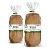 Dr. B's Wilbur Five Flour Multigrain Bread | 1g Net Carbs & 7g Protein | Low Calorie, Vegan, Sugar Free | Fresh, Sliced, Keto & Low Carb Bread Loaf (2 Pack (16 oz), Plain) view 1