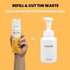 Eco Friendly Foaming Dish Soap Starter Set, Reusable Aluminum Soap Dispenser, Zero Waste, Non Toxic, Concentrated Powder Dish Soap Refill (Pack of 3) Make 36 oz of Foaming Dish Washing Liquid view 4