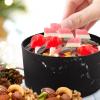 CALLARON Gourmet Candy Boxes 3 Pack Round Packaging Boxes Lids Sturdy Material Easy to Store view 2