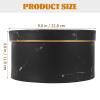 CALLARON Gourmet Candy Boxes 3 Pack Round Packaging Boxes Lids Sturdy Material Easy to Store view 4