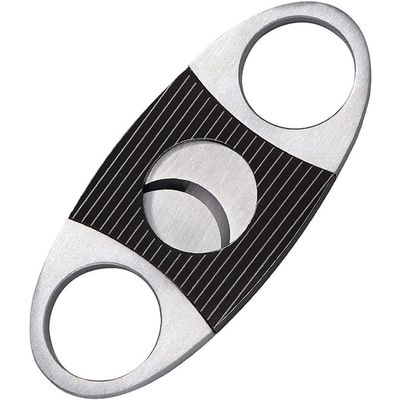 RMENST Cigar Cutter, Stainless Steel Cigar Cutter, Double Blade Cigar Clippers Stainless Steel Cigar Cutter
