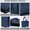 Umoonfine 8.7x3.9x7.1 Inches Navy Blue Gift Bags Bulk, 12 Pack Navy Blue Paper Gift Bags with Handles Navy Kraft Gift Wrap Bags for Wedding, Party,Shopping, Merchandise Business view 3