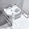 EKAYG Toilet Handrails Bathroom Support Safety Rail for Elderly Bariatric Disabled, Stainless Steel Handicap Grab Bars Rails view 2