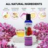 Lick Raspberry Flavored Massage Oil  Bright Berry Edible Massage Oil with Sweet Almond Oil & Vitamin E, Smooth Body-Safe Glide for Couples Massage, 4 oz view 4