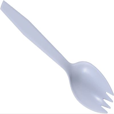 Concession Essentials Plastic Spork. 5.5 inches. Pack of 125 Count