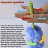 4 Pack Washable Electrostatic Duster, Extendable Pole 25" to 55", Feather Duster for Cleaning, Electrostatic Feather Duster view 3