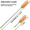 4 Pack Washable Electrostatic Duster, Extendable Pole 25" to 55", Feather Duster for Cleaning, Electrostatic Feather Duster view 4