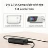 KFD 24V 65W AC Adapter Compatible with ResMed AirSense 11 Power Supply AirSense 11 CPAP Machine AirSense 11 AutoSet/AirSense 11 Elite CPAP Power Cord 390000 390010 AirMini Charger view 3