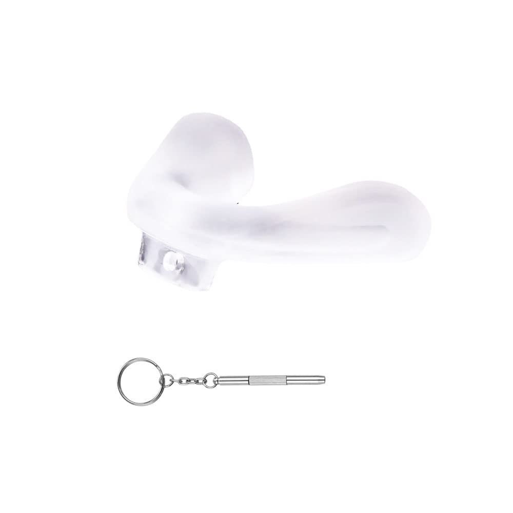 Eyeglass Saddle Bridge Clear Nose Piece Sunglasses Nose Pads Silicone U-Shape and Screwdriver for Glass Reading Glasses