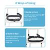 Elderly Shower Chair Seat Anti-Slip Belt, Universal Bath Bench Protection Strap Nursing Care Supplies for Disabled Patient Bedridden (1.9" W, Black) view 2
