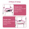 Elderly Shower Chair Seat Anti-Slip Belt, Universal Bath Bench Protection Strap Nursing Care Supplies for Disabled Patient Bedridden (1.9" W) (Pink) view 2
