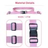 Elderly Shower Chair Seat Anti-Slip Belt, Universal Bath Bench Protection Strap Nursing Care Supplies for Disabled Patient Bedridden (1.9" W) (Pink) view 3