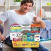 GET WELL GIFT Basket, package for Adults or kids Men, women, boy or girl Care package, Feel better soon for home or hospital, after surgery w/Balloon, candy & snacks & greeting card, Sympathy Gift view 4