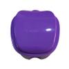 ShanLily Denture Box Denture Case Denture Cup With Strainer Denture Bath Box False Teeth Storage Box Purple Apple Shape view 2