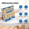 Laundry Detergent Sheets Up to 60 Loads, Fresh Linen - Great For Travel, Apartments, Dorms, No Plastic, Sustainable, Biodegradable-New Liquid-Less Technology - Lightweight view 4
